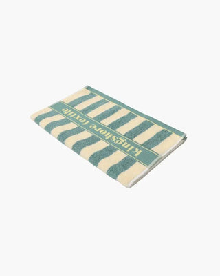 Serviette à main rayée côtière