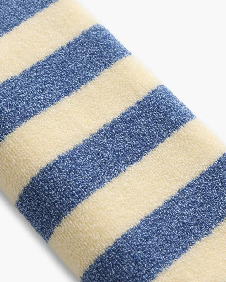 Serviette à main rayée côtière