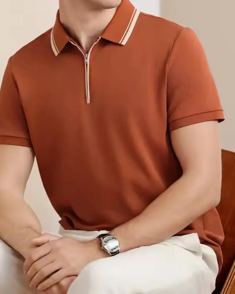 Polo à zip Ridgeway