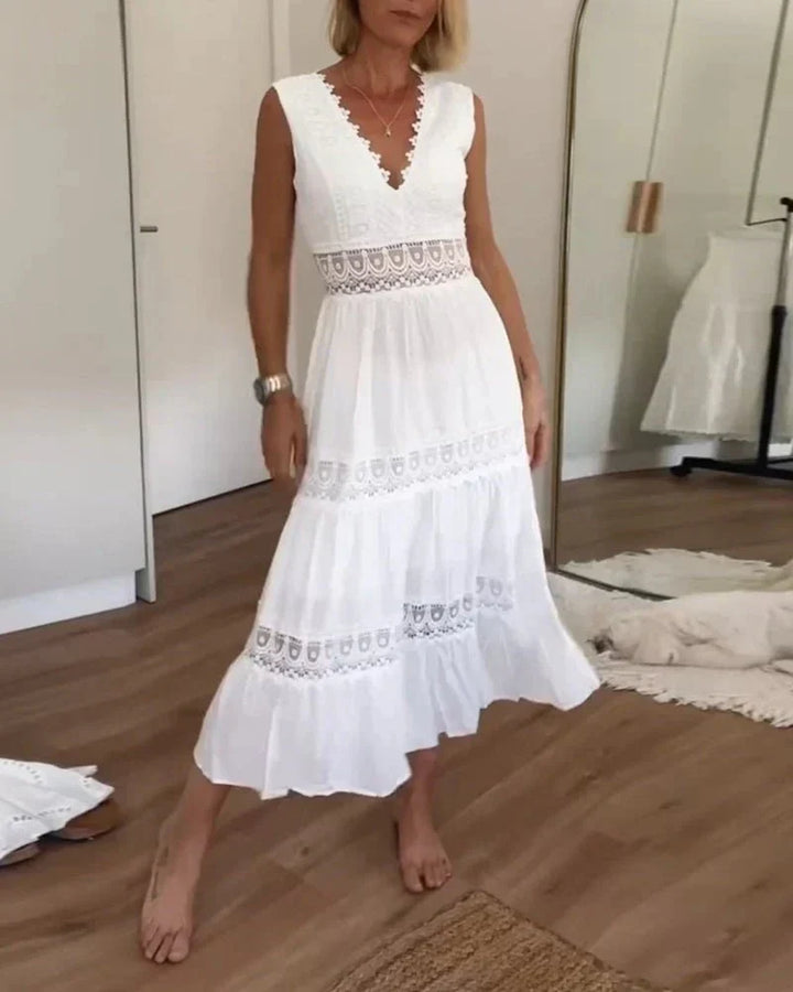Robe Estivale Rosalie Longue &amp; Élégante